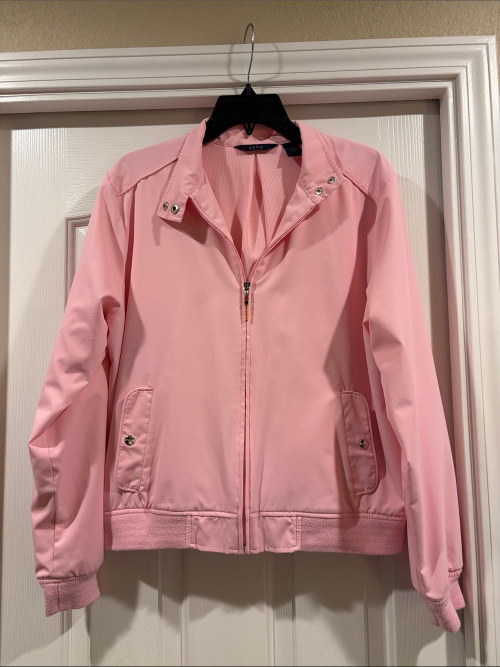 Izod Light Pink Women's jacket excellent condition size L - Picture 2 of 7